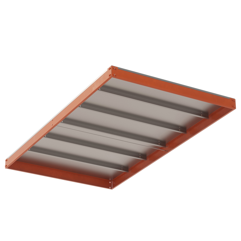 Ярус стеллажа Профи Т, металлический сплошной настил с усилением (1845х500 мм) – изображение №5