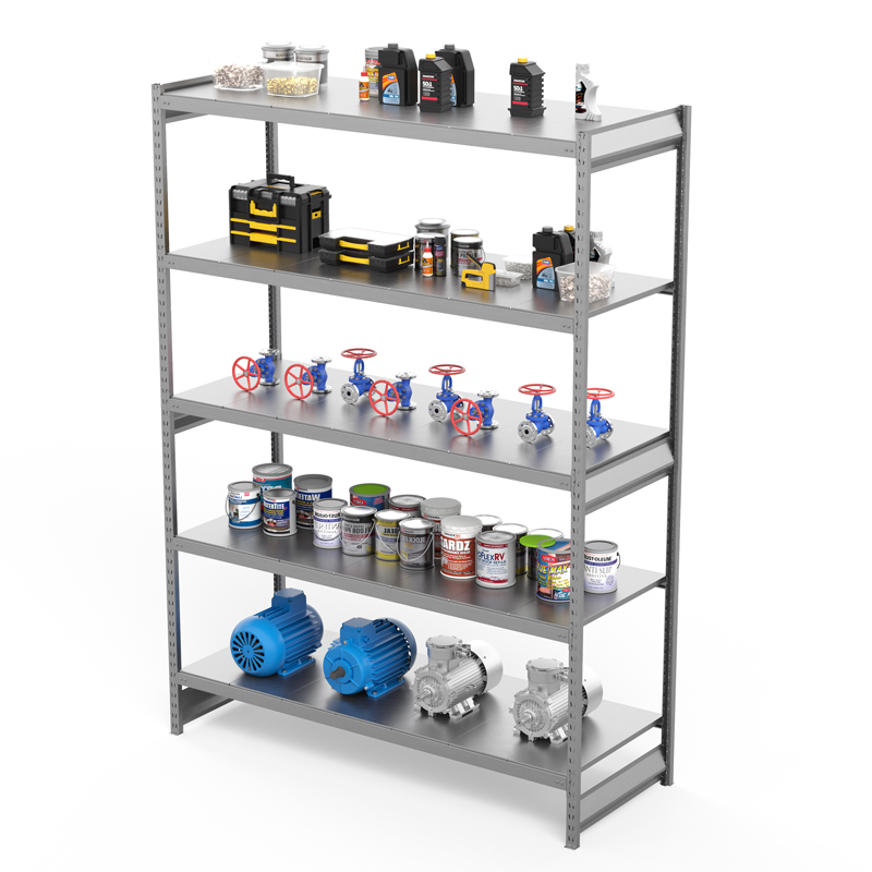 Стеллаж грузовой СГ Ультра (2500х1800х800 мм) 5 ярусов, цинк (СГУ 2518085)