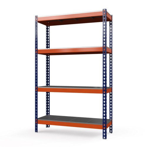 Стеллаж для гаража металлический Профи-Т 2000x1240x500 мм. Ярусы: оцинк. мет. усил. 4 шт. (Т-130/1 M/4/У)