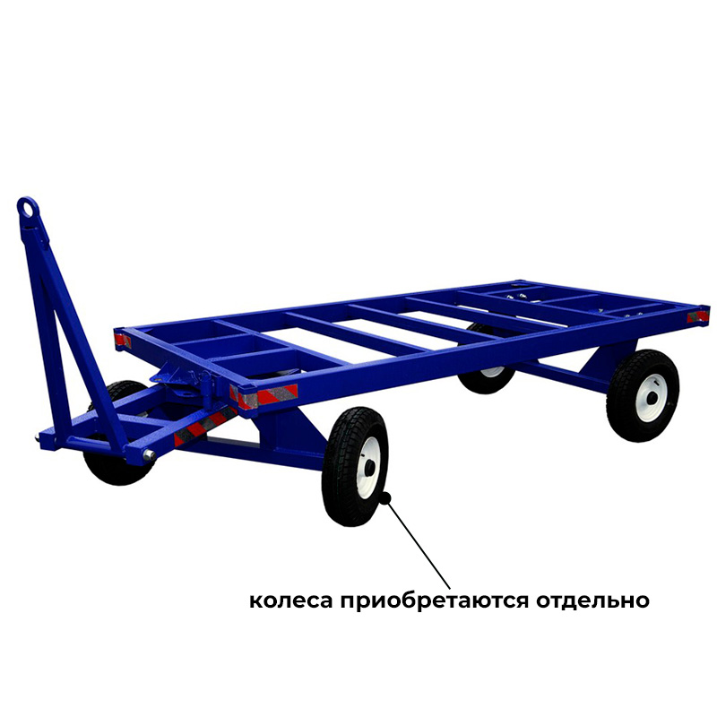 Большегрузная тележка БТ-К (г/п 3 т, 2000x1250 мм, без настила, без бортов)