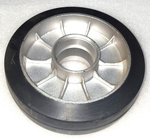 Колесо 160х50 алюминий / резина без подшипников Колесо 160х50 алюминий / резина без подшипников