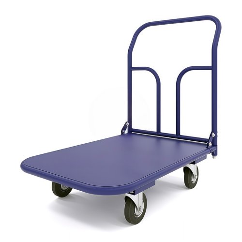 Тележка платформенная ТП 6 (г/п 550 кг, 1200x800 мм, колеса литая протекторная резина 160 мм)