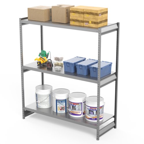 Стеллаж СГ Ультра / СГУ (2000х1800х500 мм) 3 яруса, цинк (СГУ 2018053)