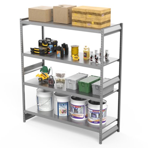 Стеллаж грузовой СГ Ультра (2000х1800х1000 мм) 4 яруса, цинк (СГУ 2018104)