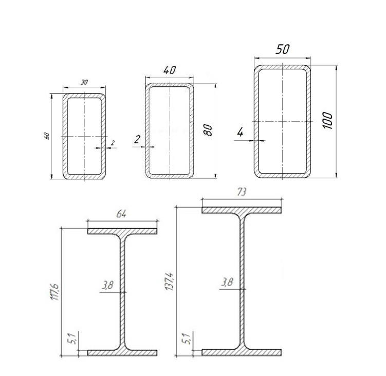 Сечение консоли Сечение консоли