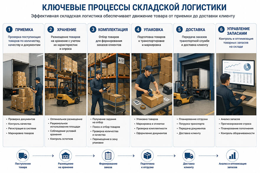 Процессы складской логистики Процессы складской логистики