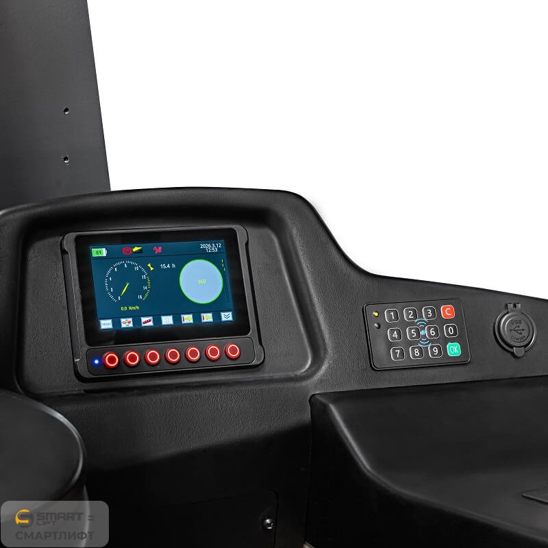 Узкопроходный ричтрак OPD15Z (1500 кг; 6,5 м; 48В / 450Ач) СМАРТЛИФТ (SMARTLIFT) – изображение №2