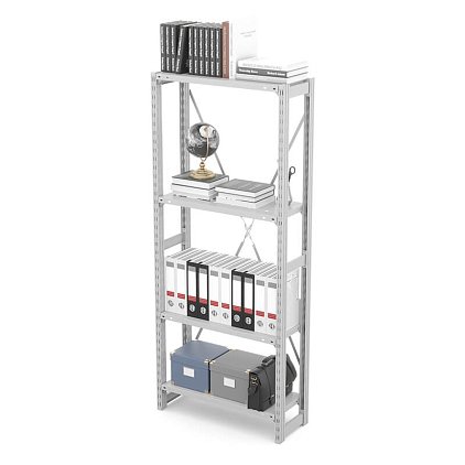 Стеллаж металлический ГТС Универсал, 2000x700x400 мм. Полки: метал. перф.  4 шт. (ТСУ 20070441)